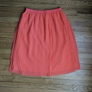 NWT A New Day Pleated Skirt *coral*